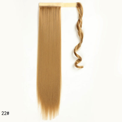 Long Velcro straight ponytail