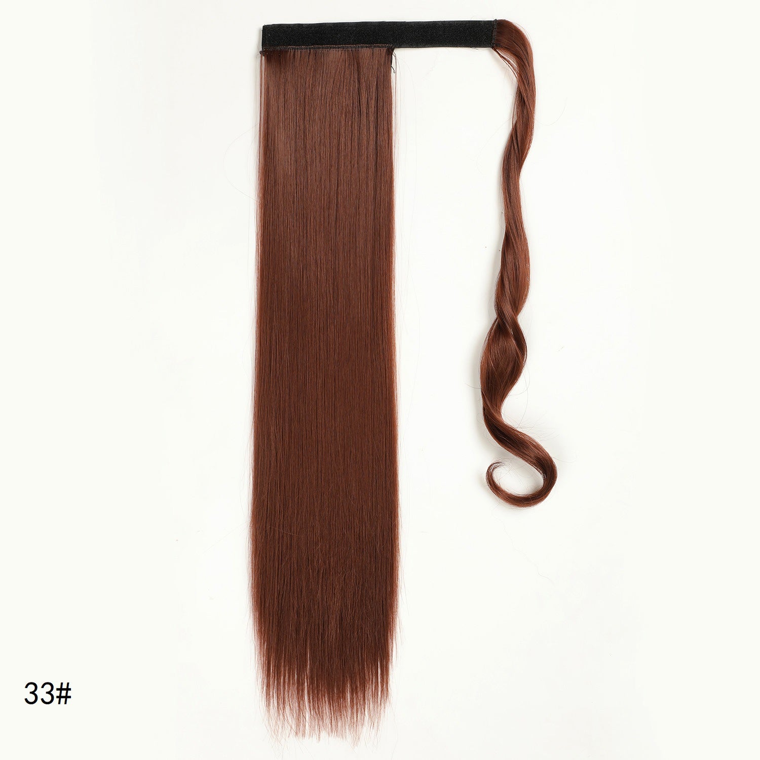 Long Velcro straight ponytail