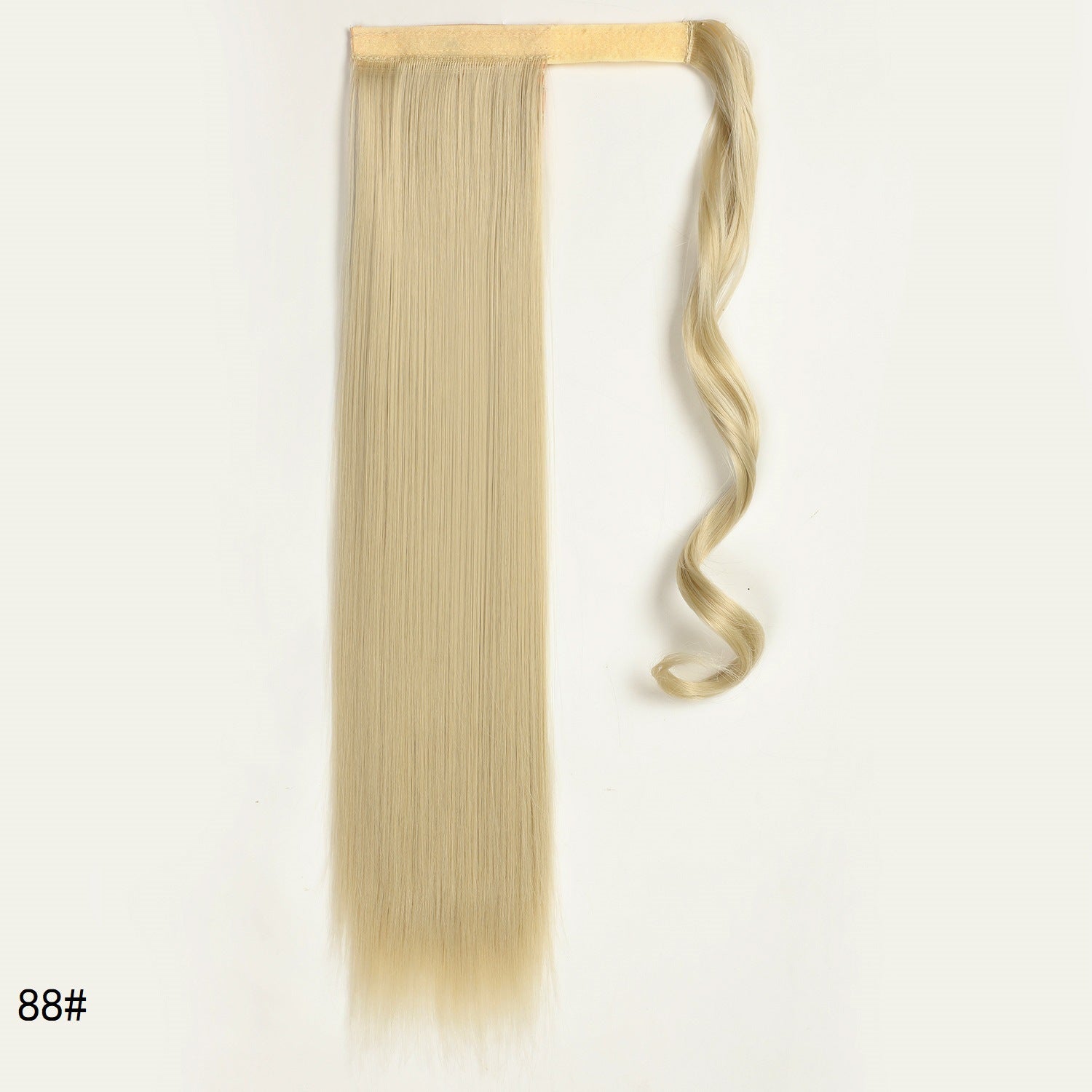 Long Velcro straight ponytail