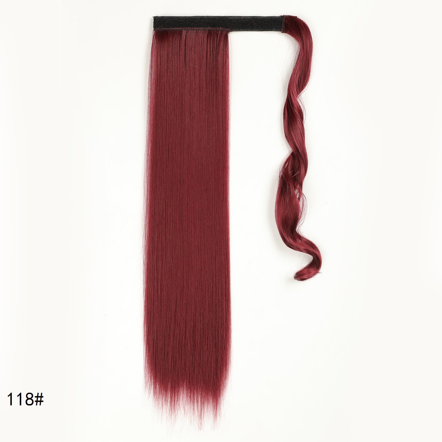 Long Velcro straight ponytail