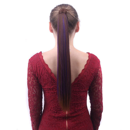 Long Velcro straight ponytail