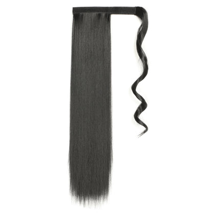 Long Velcro straight ponytail