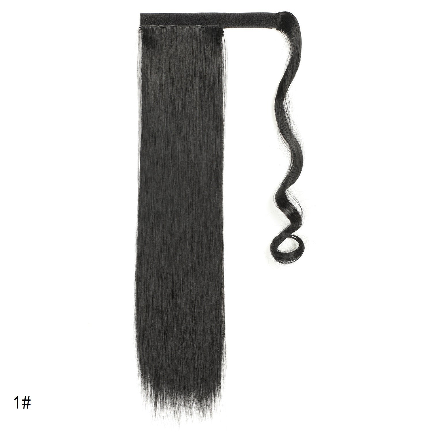 Long Velcro straight ponytail