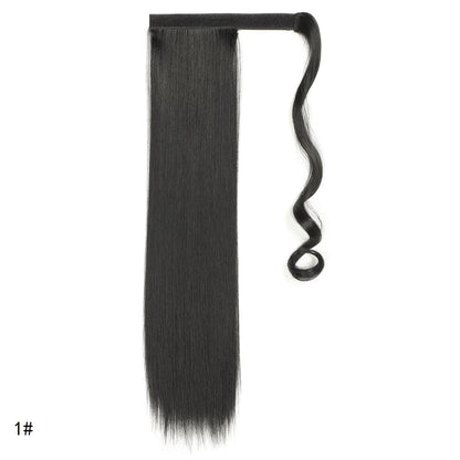 Long Velcro straight ponytail