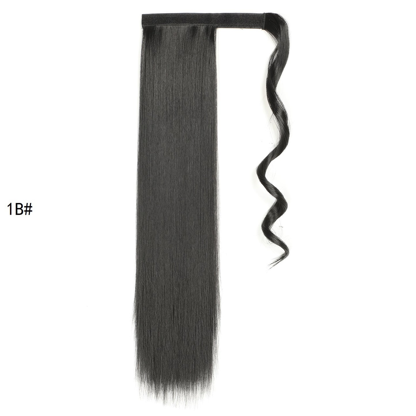 Long Velcro straight ponytail