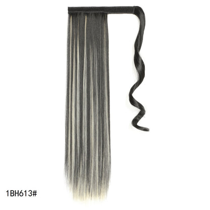 Long Velcro straight ponytail