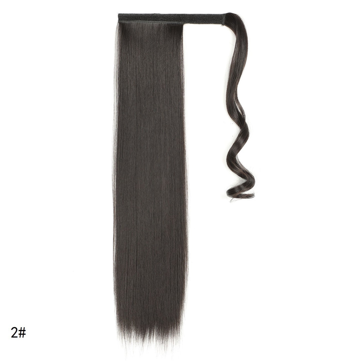 Long Velcro straight ponytail