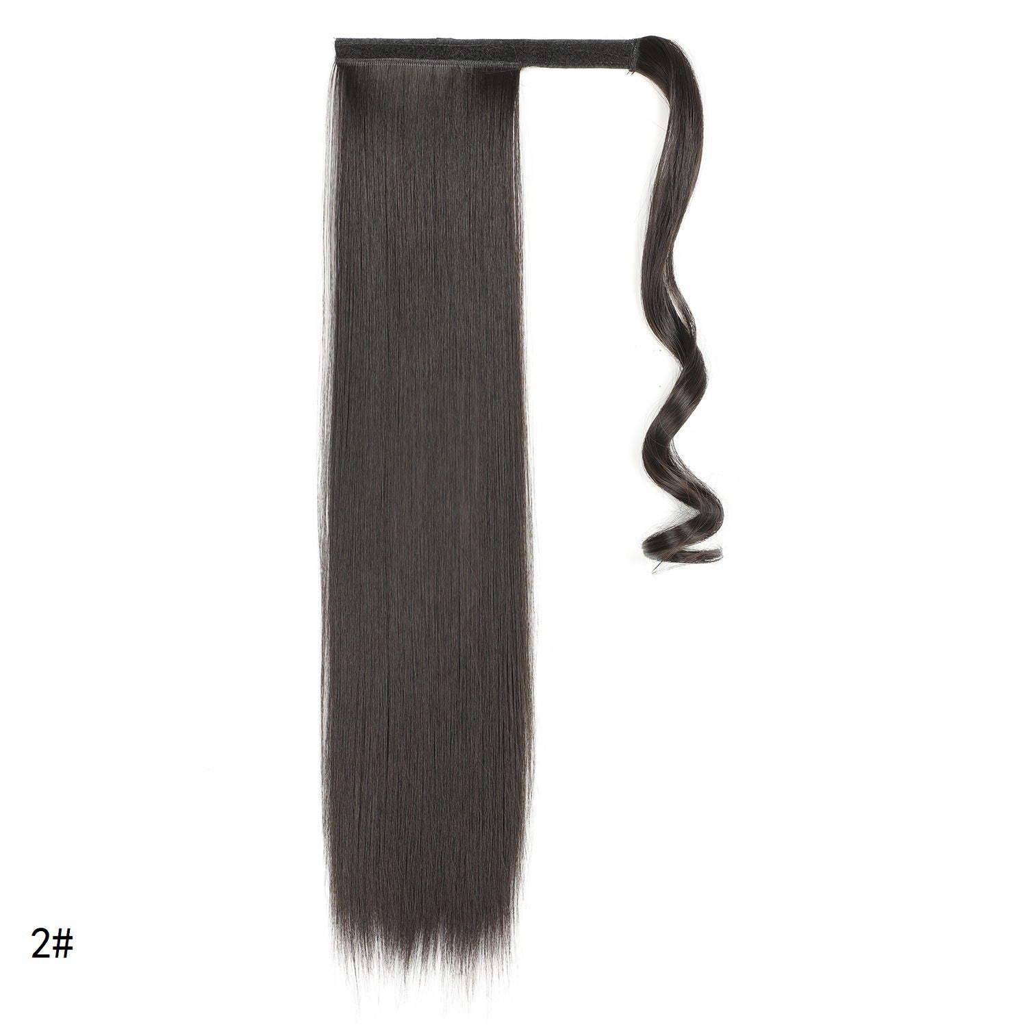 Long Velcro straight ponytail