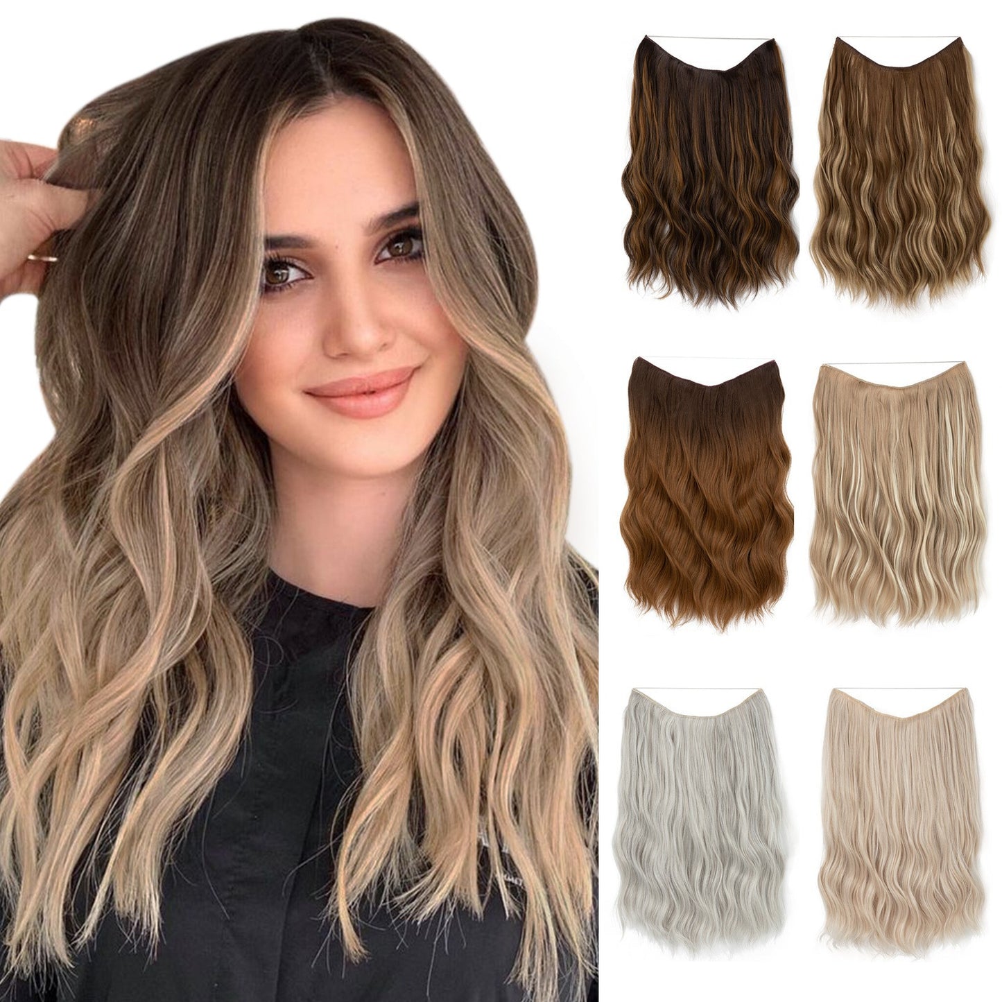 Long Wavy Clip-in Hair Extensions