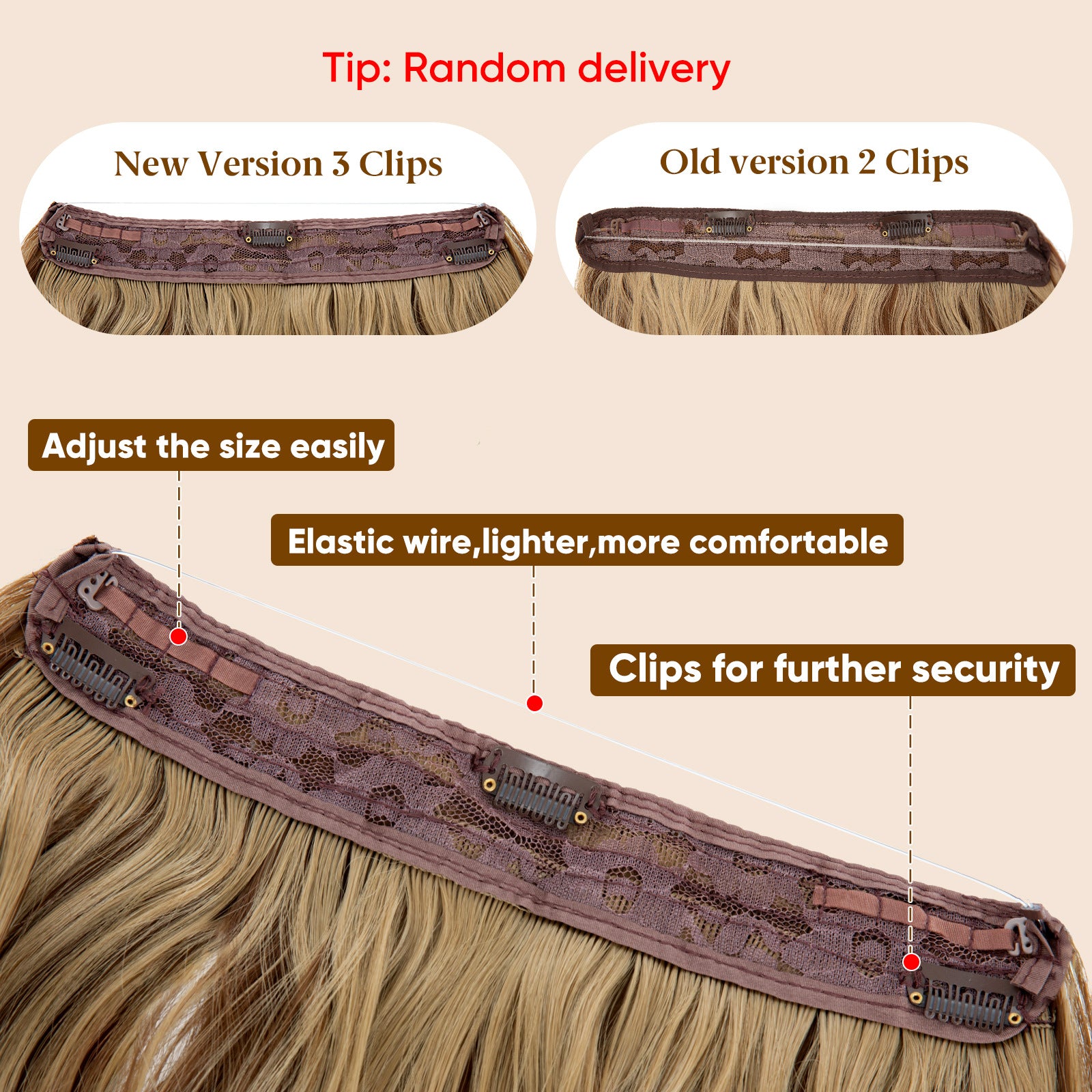 Long Wavy Clip-in Hair Extensions