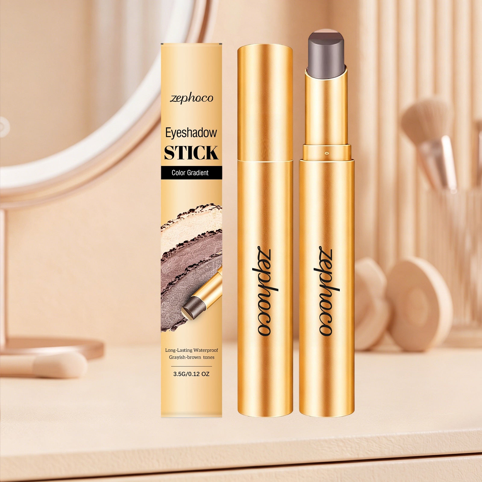 Long-wearing eyeshadow stick