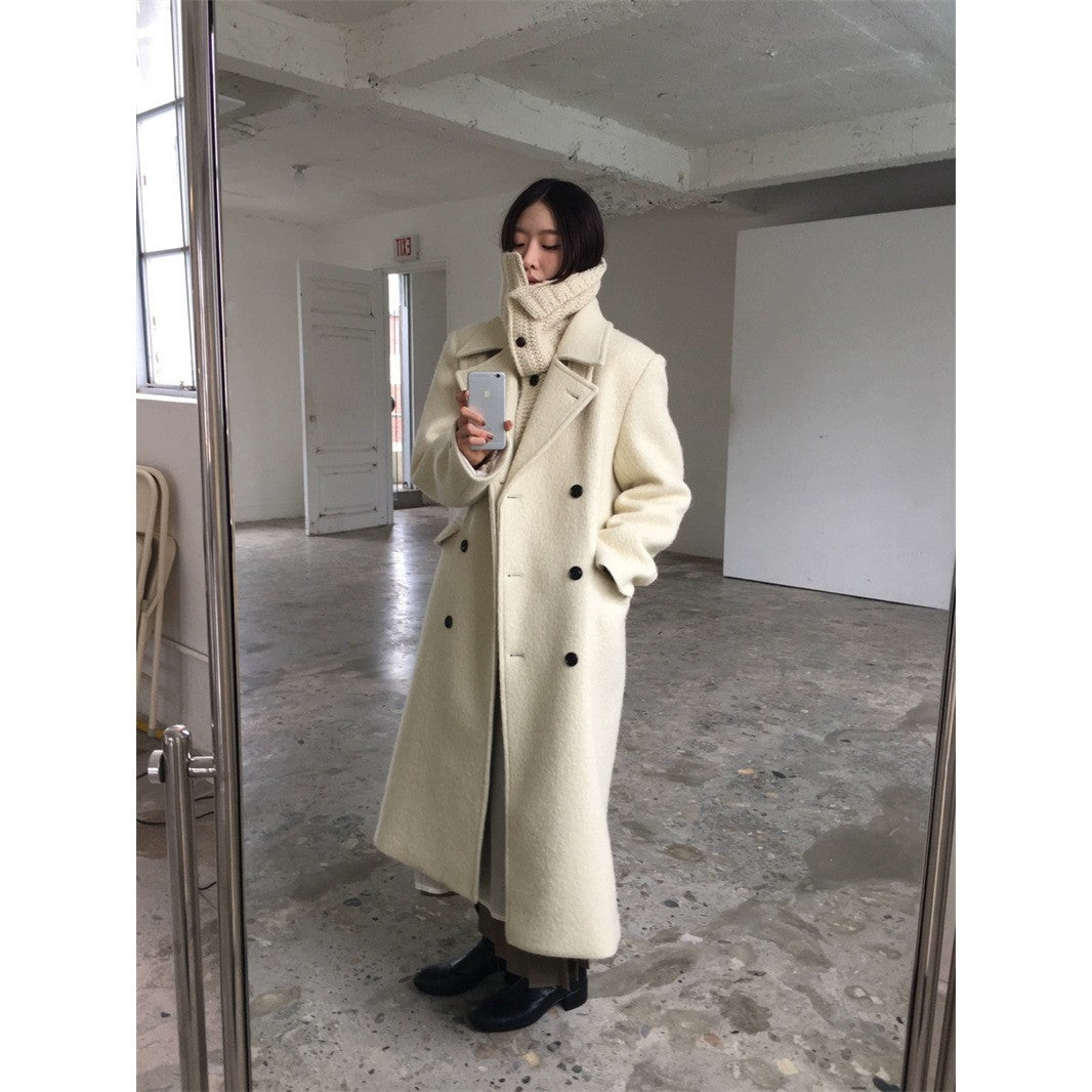 Long woolen coat