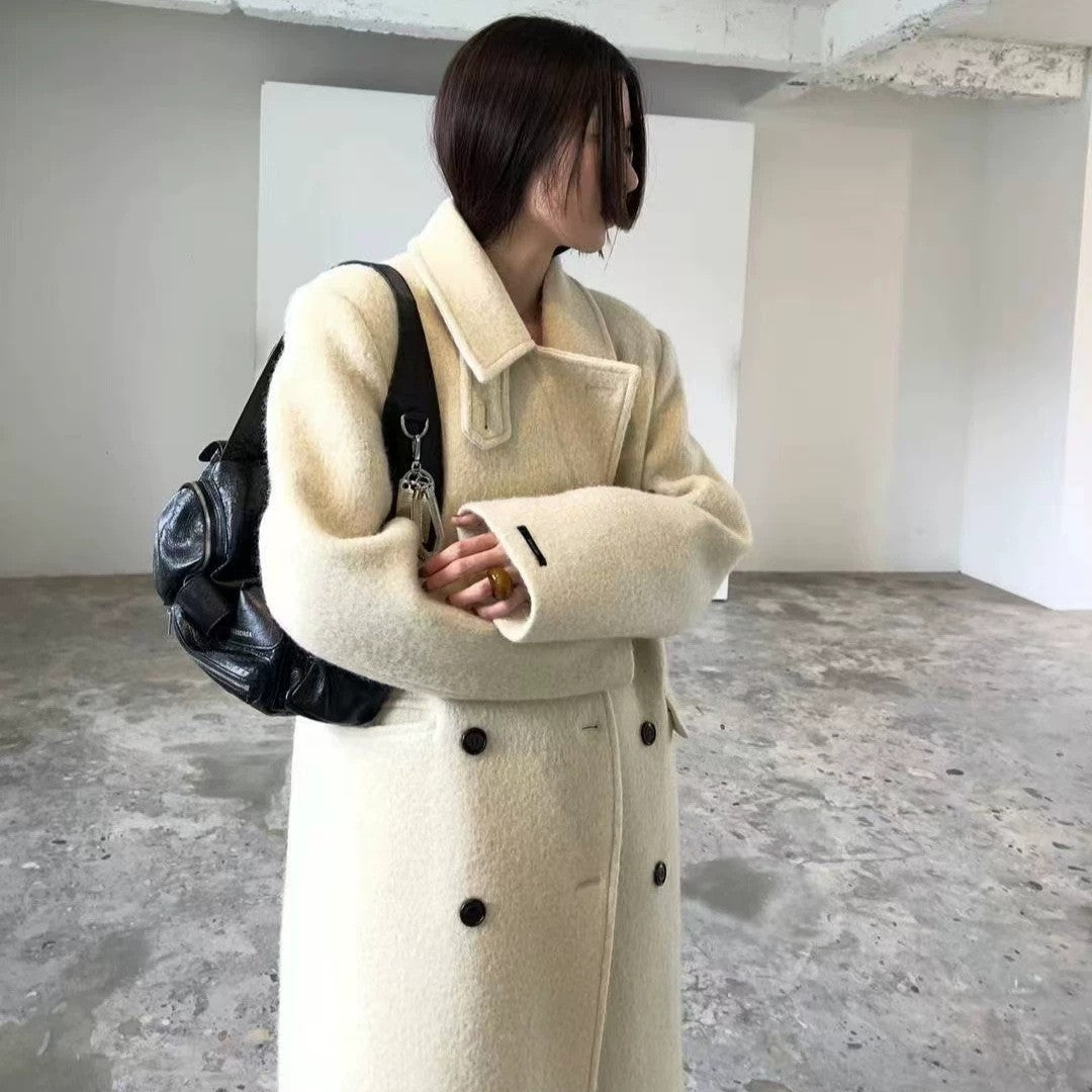 Long woolen coat