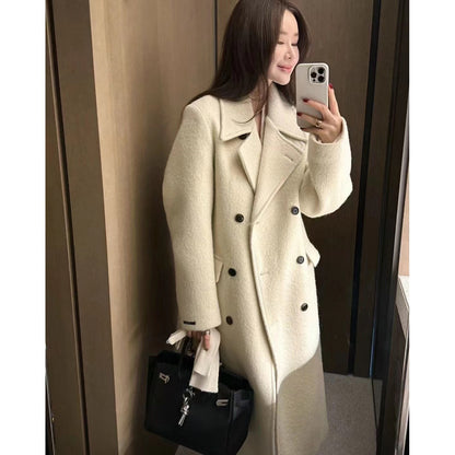 Long woolen coat
