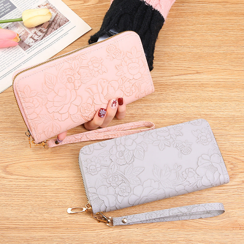 Long Zipper Clutch Phone Wallet