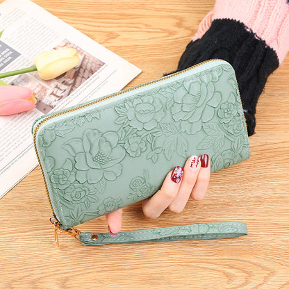 Long Zipper Clutch Phone Wallet