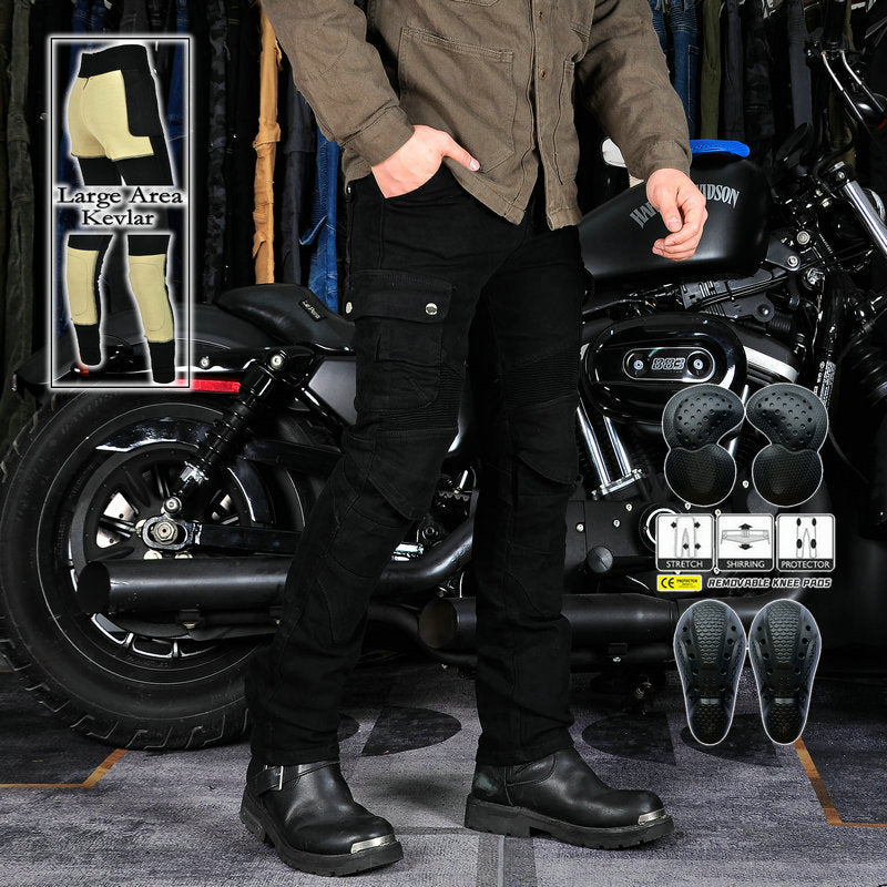 LOONG BIKER motorcycle riding jeans retro anti-drop BIKER pants Kevlar rip-resistant riding pants