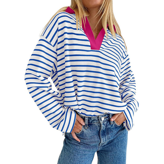 Loose and casual long-sleeved hoodie