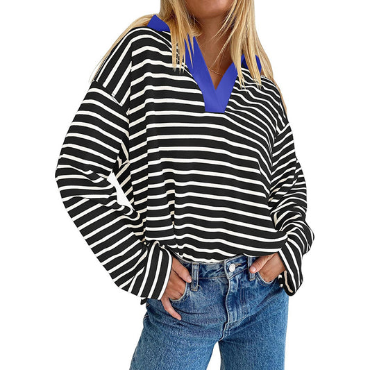 Loose and casual long-sleeved hoodie