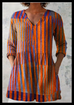 Loose and Comfortable Digital Print, Round Neck Short-Sleeve Women's Style
