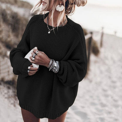 Loose Bat Sleeve Knitwear Jacket