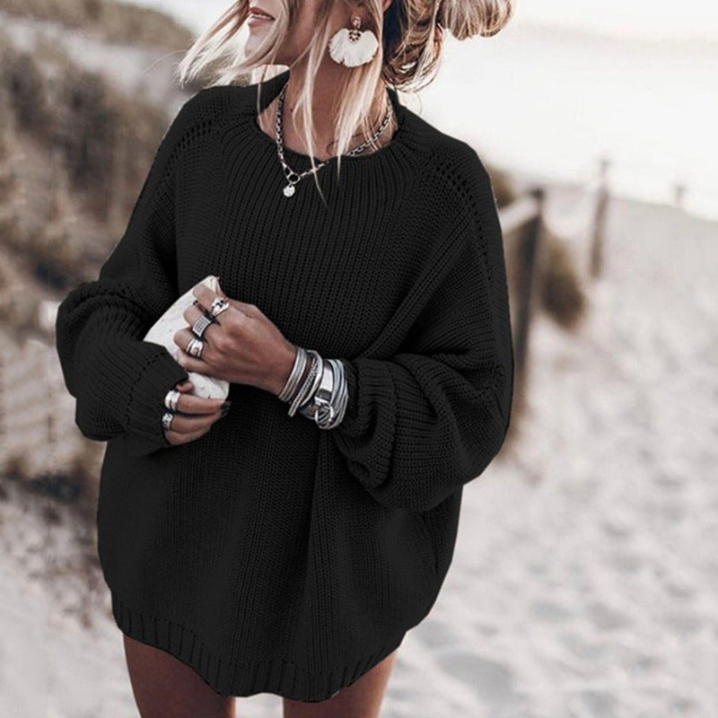 Loose Bat Sleeve Knitwear Jacket