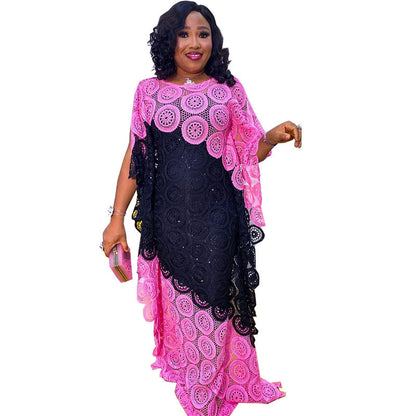 Loose Bat Sleeve Robe Dress
