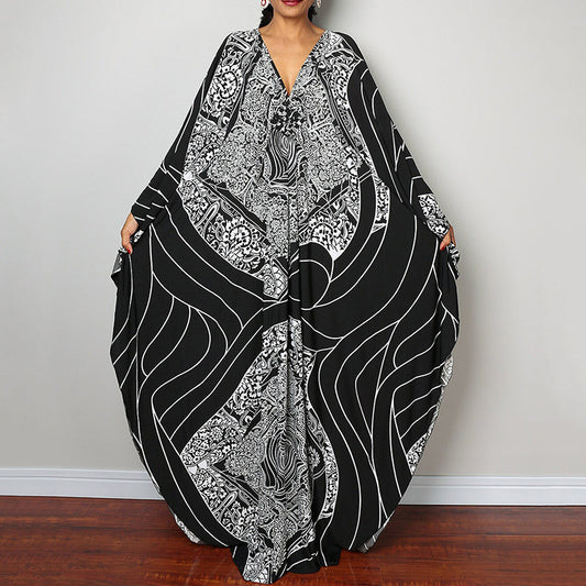 Loose Beach Cover Up Dress Sun Protection