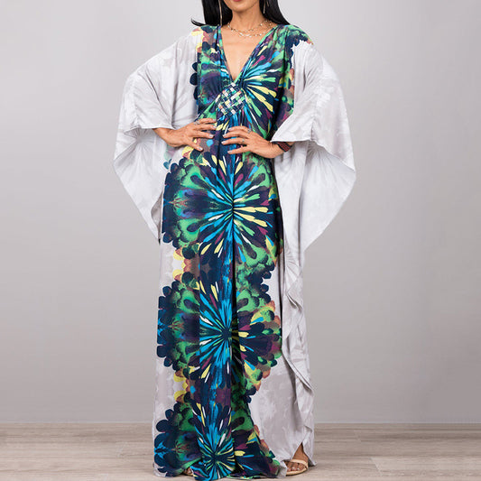 Loose Beach Cover Up Dress Sun Protection