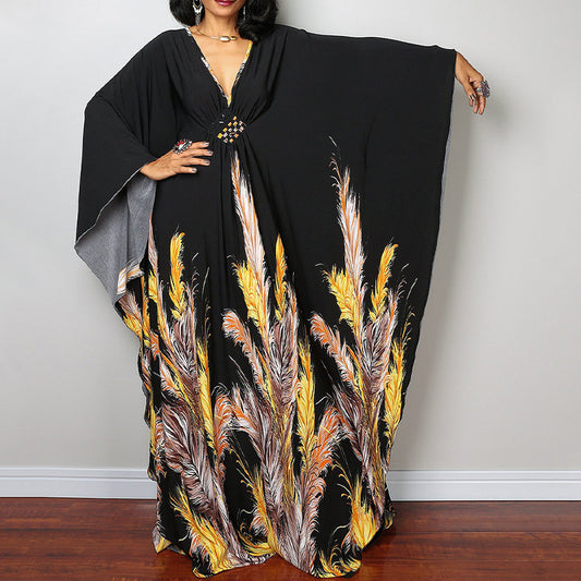 Loose Beach Cover Up Dress Sun Protection