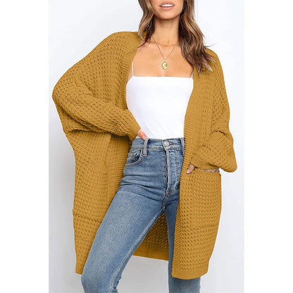 Loose cardigan knitted sweater