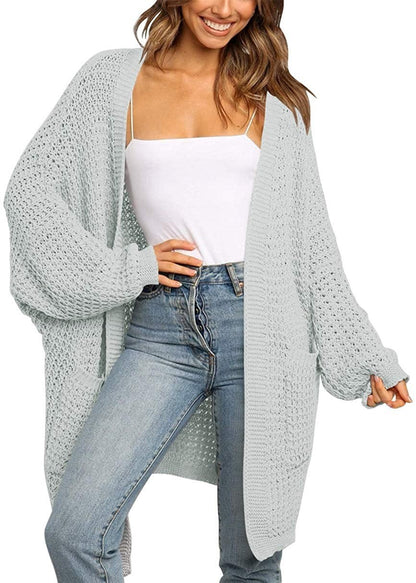 Loose cardigan knitted sweater