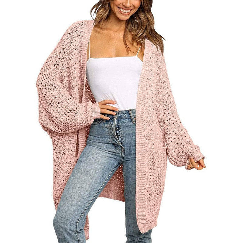 Loose cardigan knitted sweater