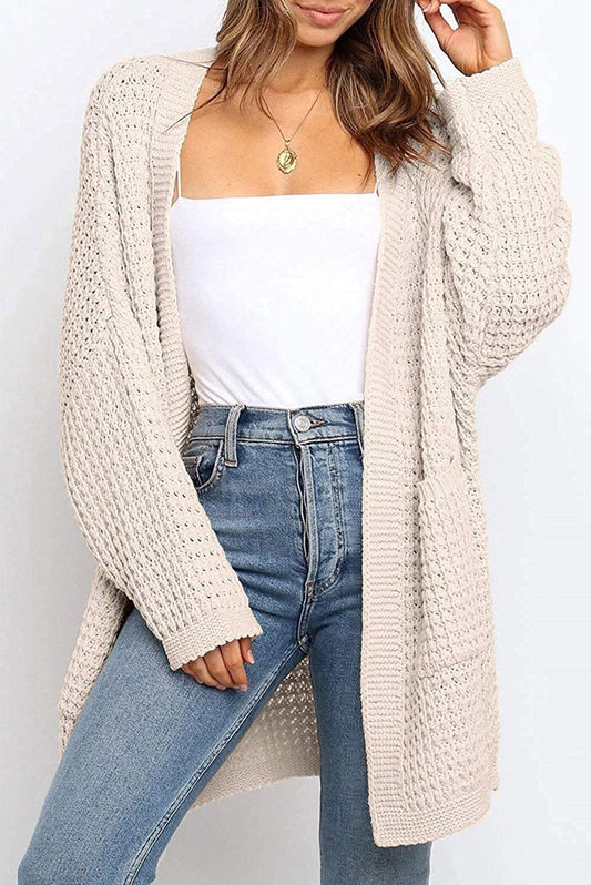 Loose cardigan knitted sweater