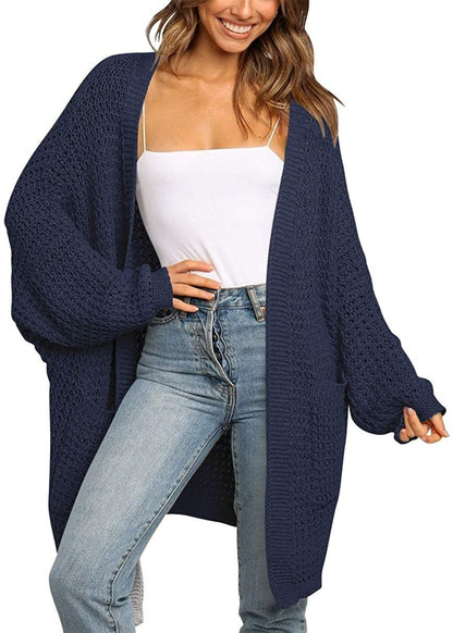 Loose cardigan knitted sweater