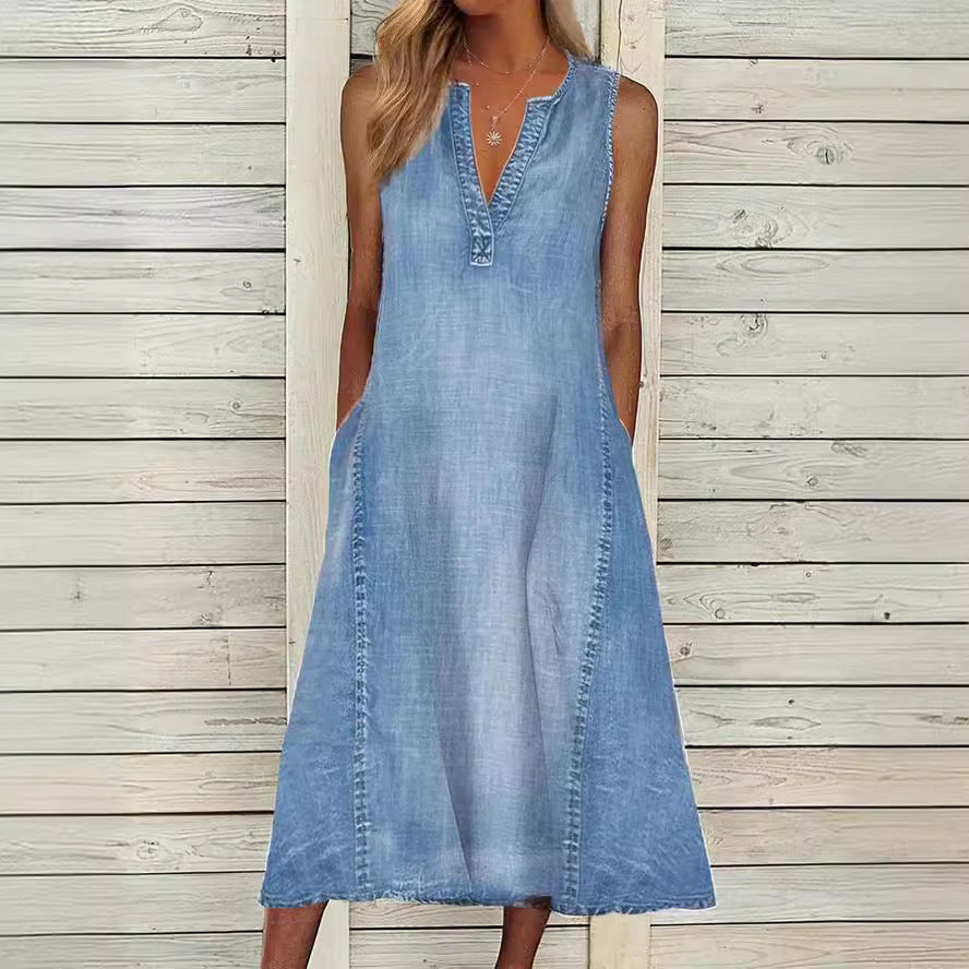Loose Casual Denim Dress