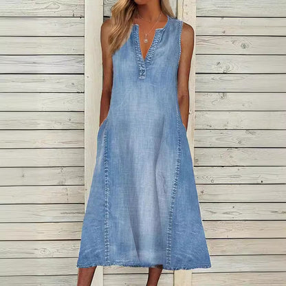 Loose Casual Denim Dress