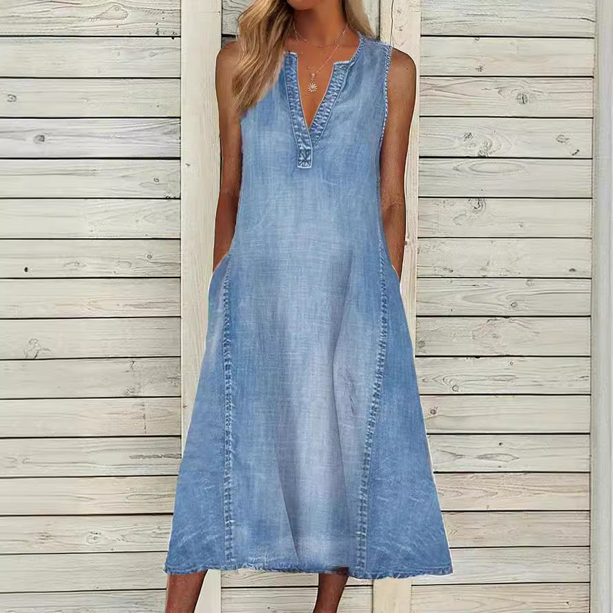 Loose Casual Denim Dress