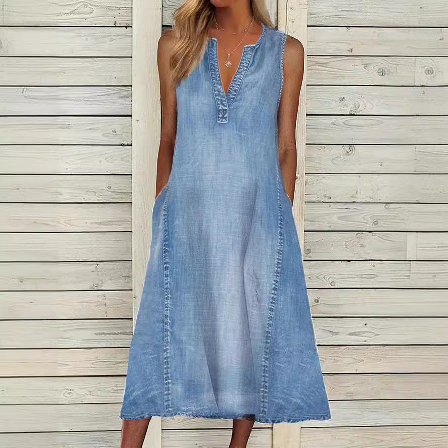 Loose Casual Denim Dress
