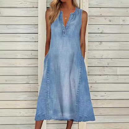 Loose Casual Denim Dress