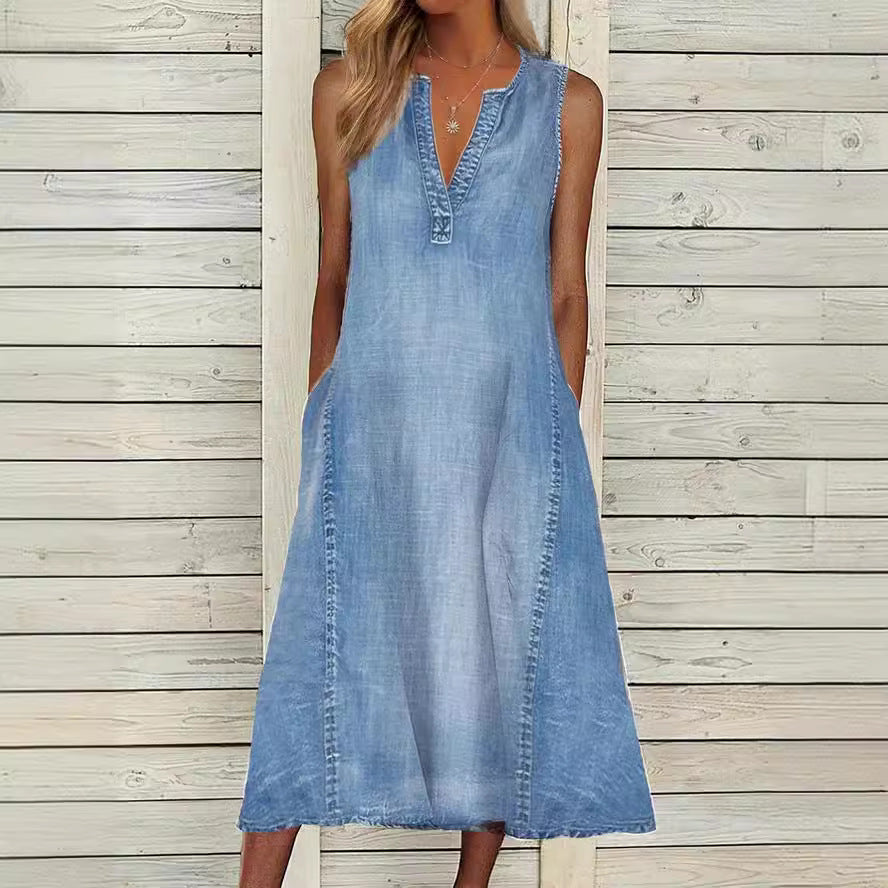 Loose Casual Denim Dress
