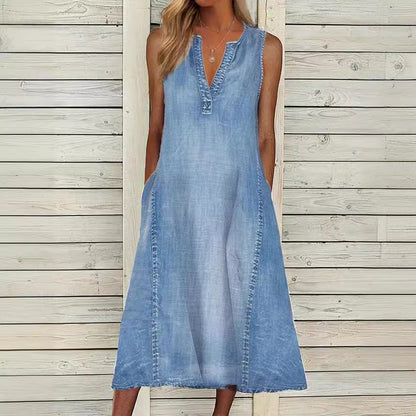Loose Casual Denim Dress