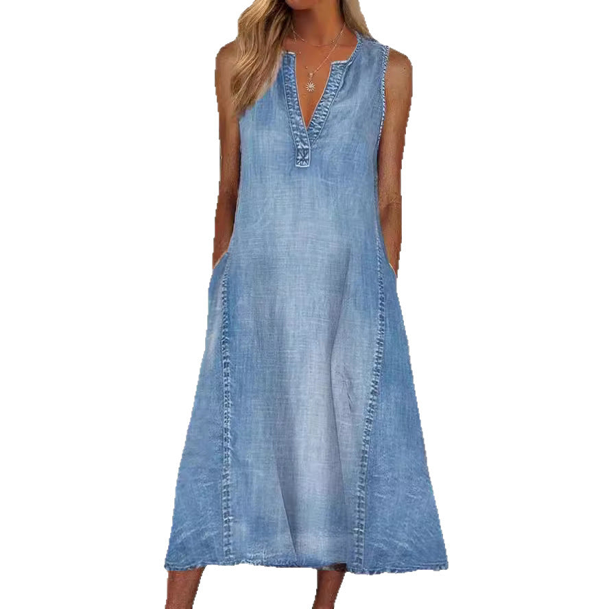 Loose Casual Denim Dress