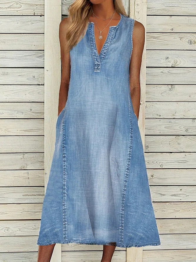Loose Casual Denim Dress