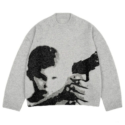 Loose casual knitwear