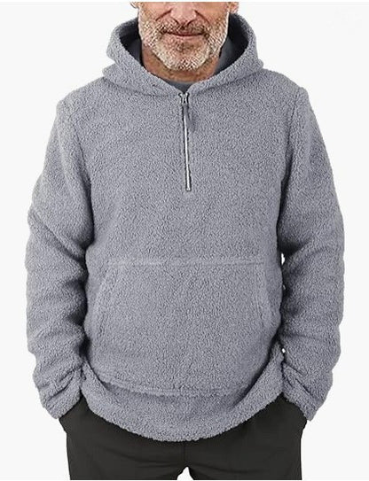 Loose Casual Zipper Hooded Sweatshirts