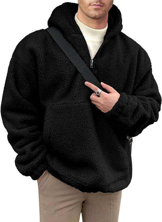 Loose Casual Zipper Hooded Sweatshirts