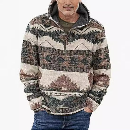 Loose Casual Zipper Hooded Sweatshirts