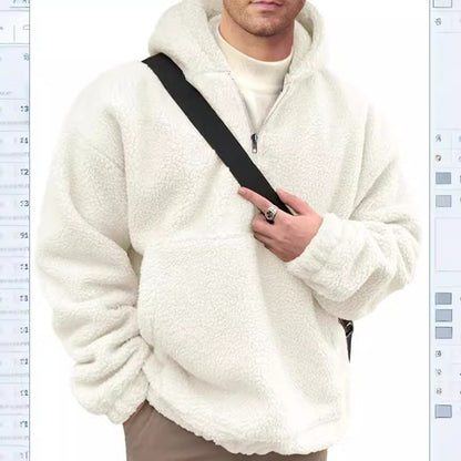 Loose Casual Zipper Hooded Sweatshirts