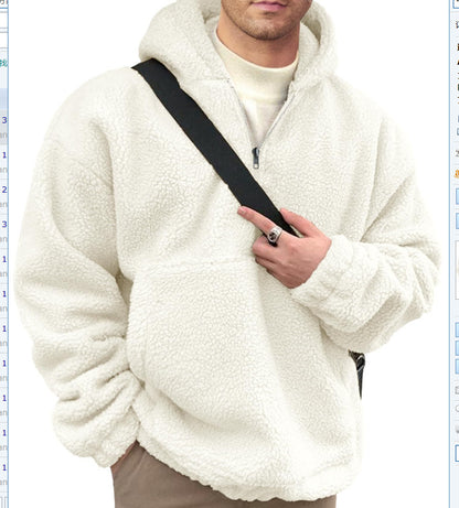 Loose Casual Zipper Hooded Sweatshirts
